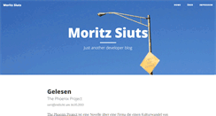 Desktop Screenshot of moritz-siuts.de