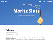 Tablet Screenshot of moritz-siuts.de